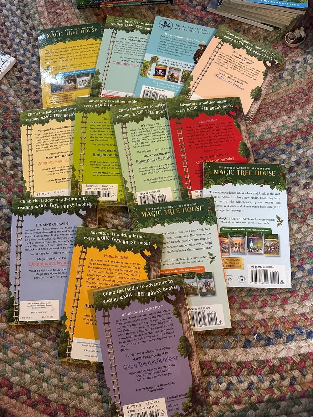 Magic Tree House 13 Book Lot Mary Pope Osborne from #1-21 Chapter Books